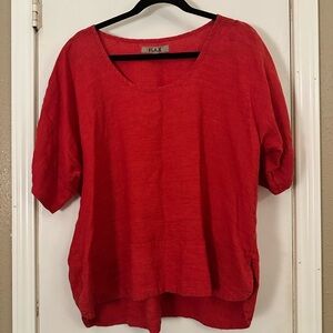 Flax Women's Red Top